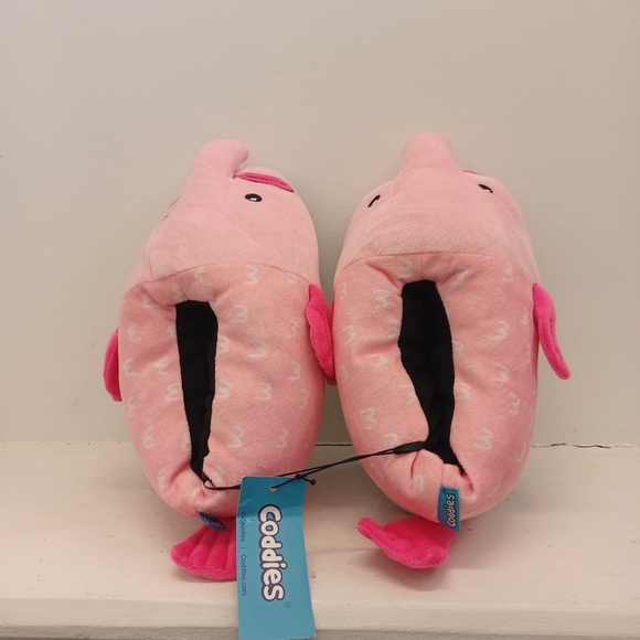 Coddies Pink Blobfish Plush Unisex Slippers Size Medium - Picture 10 of 13